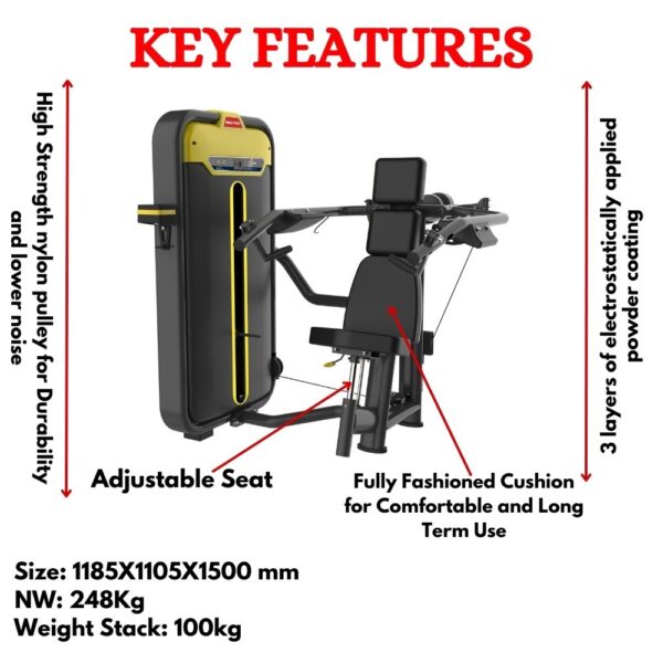 Deltoid Raise Exercise Machine BMW-003A - Image 2