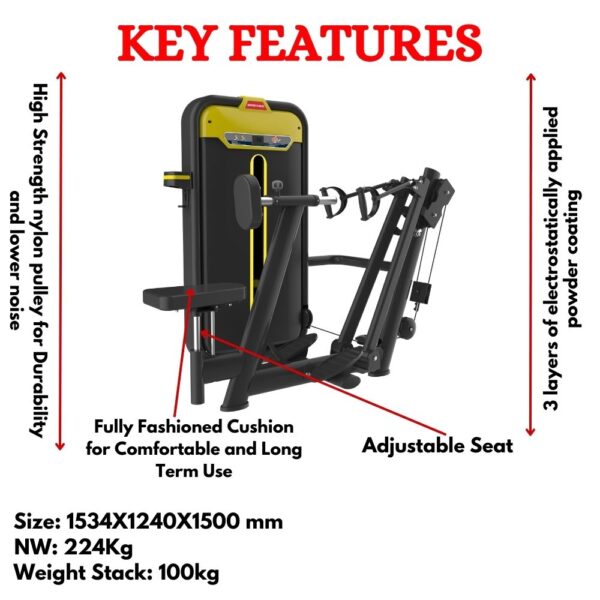 Best Quility Seated Row Gym Machine BMW-004 - Image 2