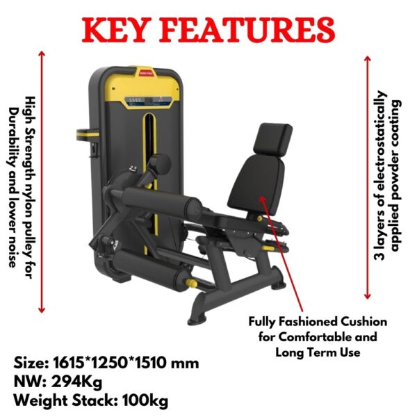 Commercial Leg Extension/Leg Curl Machine BMW-1314 - Image 2