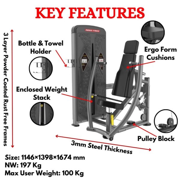 Seated Chest Press BU-001 - Image 2