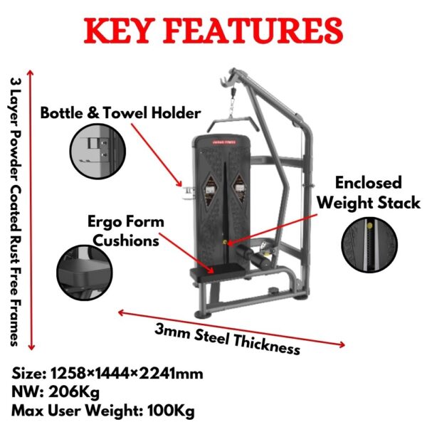 High Pully Exercise Machine BU-012 - Image 2