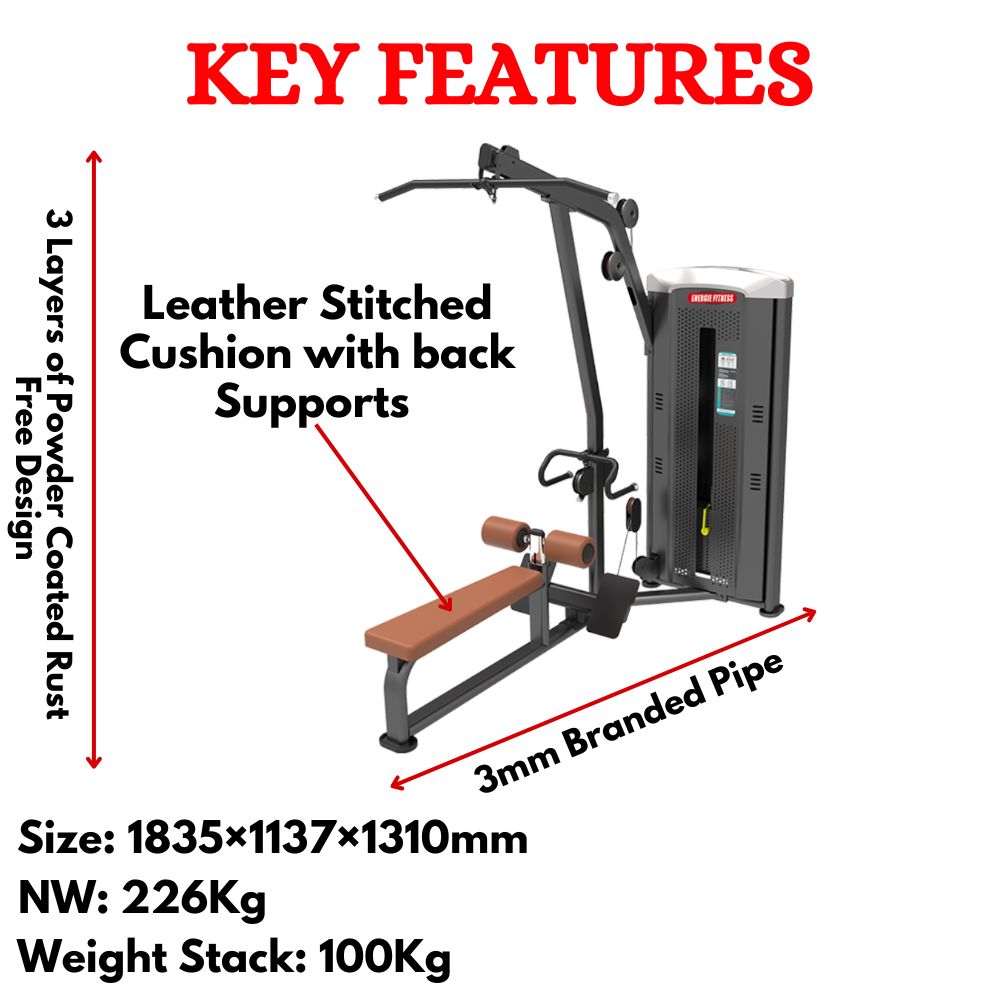 India's Best Lat Pull Down & Vertical Row EMT-1204 - Image 2