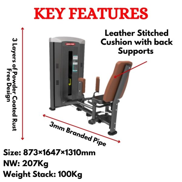 India's Best Abductor and Adductor EMT-1819 - Image 2