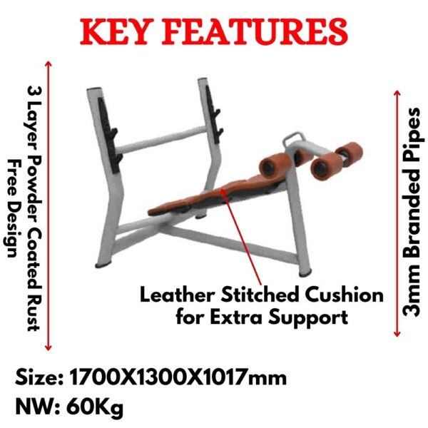 Best Olympic Decline Bench in India ER-30 - Image 2