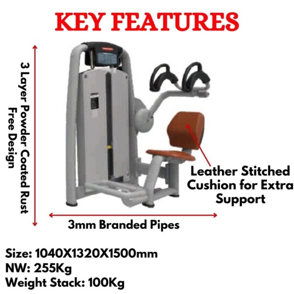 Best Abdominal Crunch Machine ER-57 - Image 2