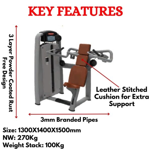 Luxury Shoulder Press Machine ER-69 - Image 2