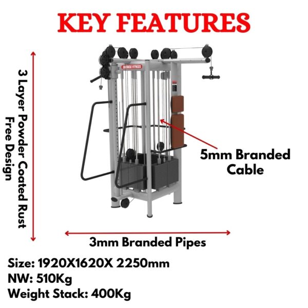 Best Cable Jungle Gym Equipment ER-82 - Image 2