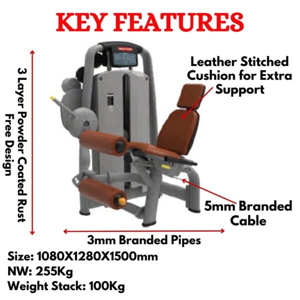 Best Seated Leg Curl Machine ER-90 - Image 2