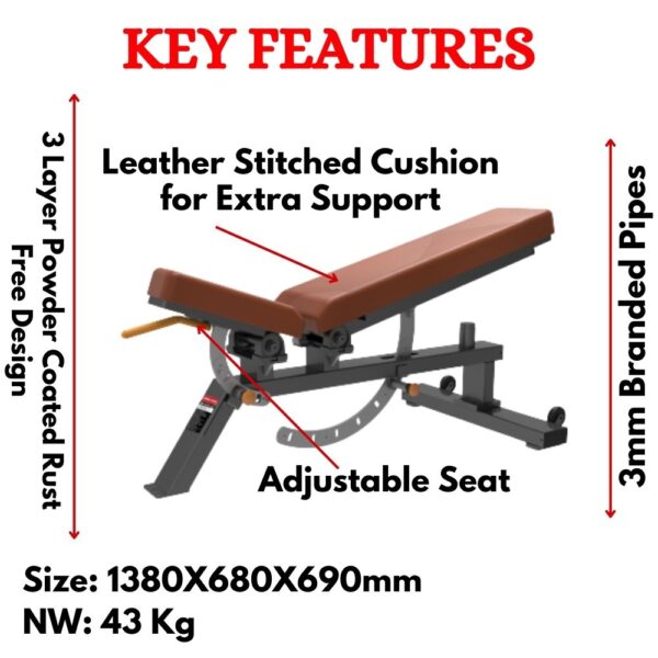 Luxury super bench With Multiple Workouts - Image 2