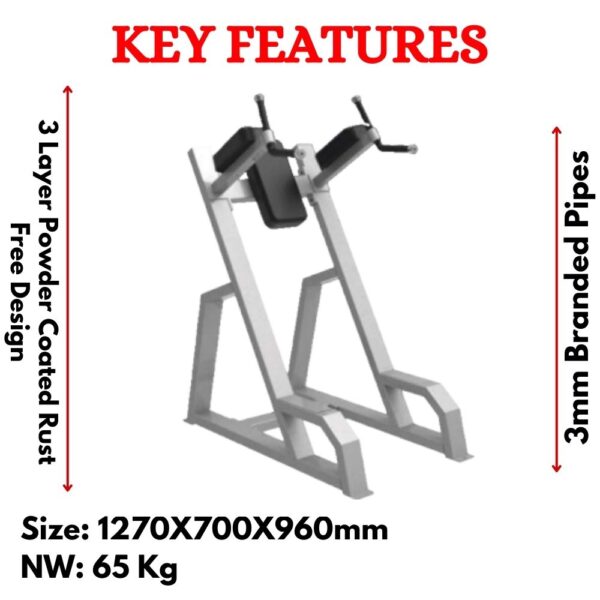 Best Vertical Knee UP / DIP ER-947 - Image 2