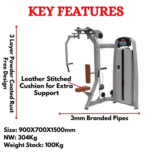 Best Seated Arm Clip Chest ER-95 (Pec Fly/Rear Delt) - Image 2