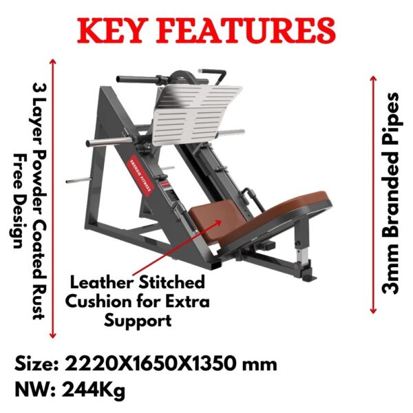 Luxury Heavy Duty Leg Press- ER-956 - Image 2
