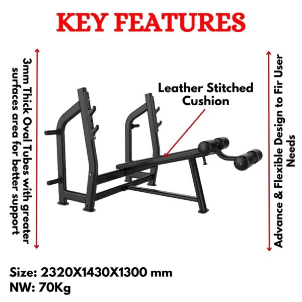 Best Decline Gym Bench (Luxury) J-024 - Image 2