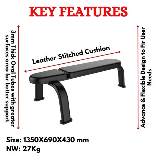 Premium Flat Bench in India J-036 - Image 2
