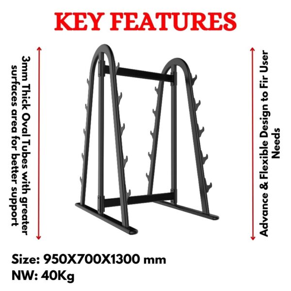 Best Barbell Rack in India J-039 - Image 2