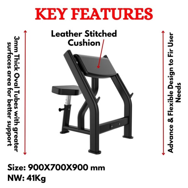 Premium Scott Bench and Preacher Curl in India J-040 - Image 2