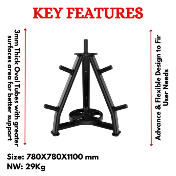 India's Best Weight Plate Tree J-041 - Image 2