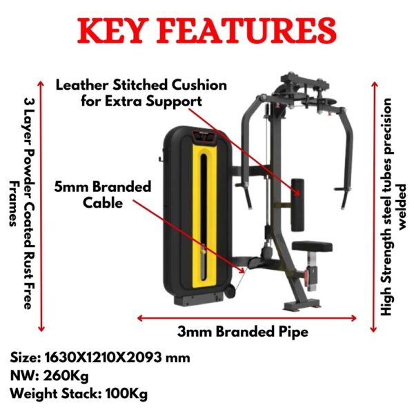Best Pec Fly / Rear Delt Gym Equipment LD-807 - Image 2