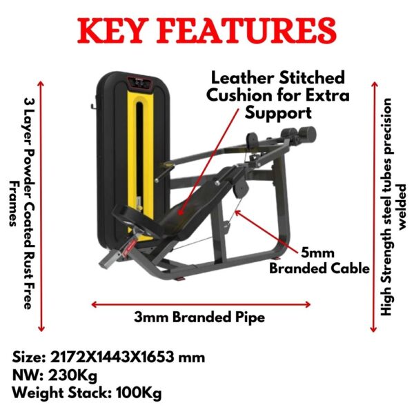 India's Best Incline Press Machine LD-813 - Image 2