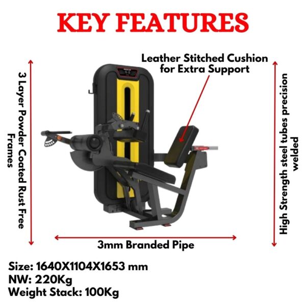 Best Seated Leg Curl Machine LD-823 - Image 2