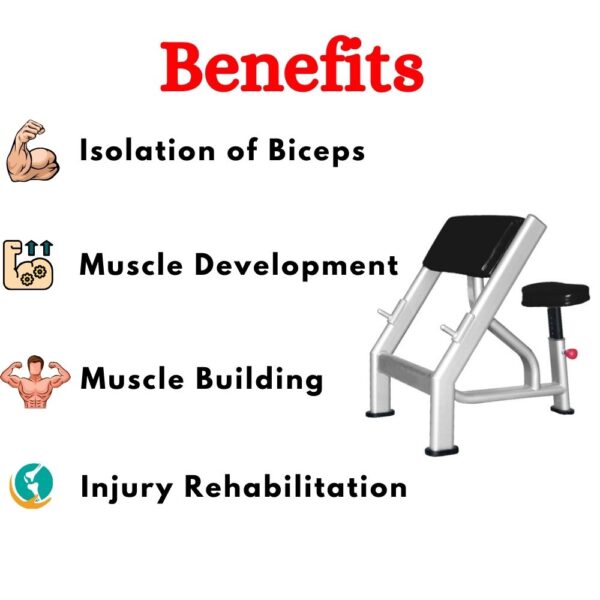 Premium Scott Bench and Preacher Curl in India J-040 - Image 4
