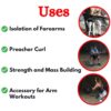 Premium Scott Bench and Preacher Curl in India J-040 - Image 3