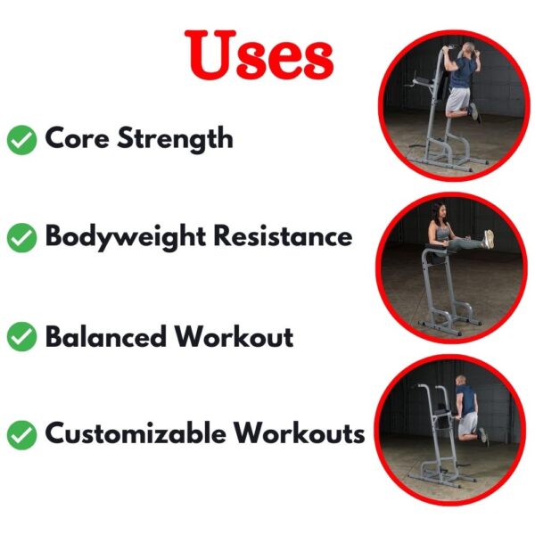 Best Vertical Knee UP / DIP ER-947 - Image 3
